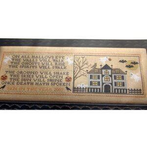 Pumpkins & Poltergeists Cross-Stitch Pattern By Blue Ribbon Designs